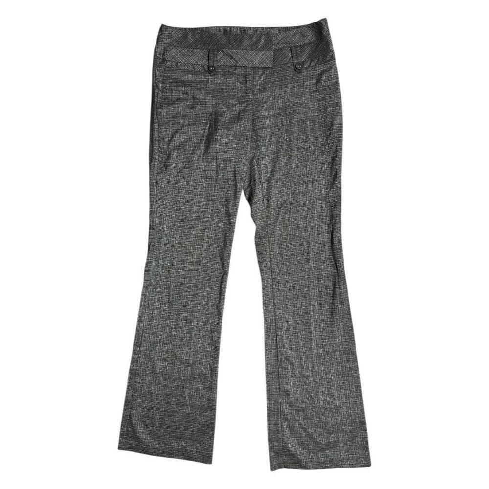 Joe Benbasset Women's Gray Tweed Flared Dress Pants Size Small